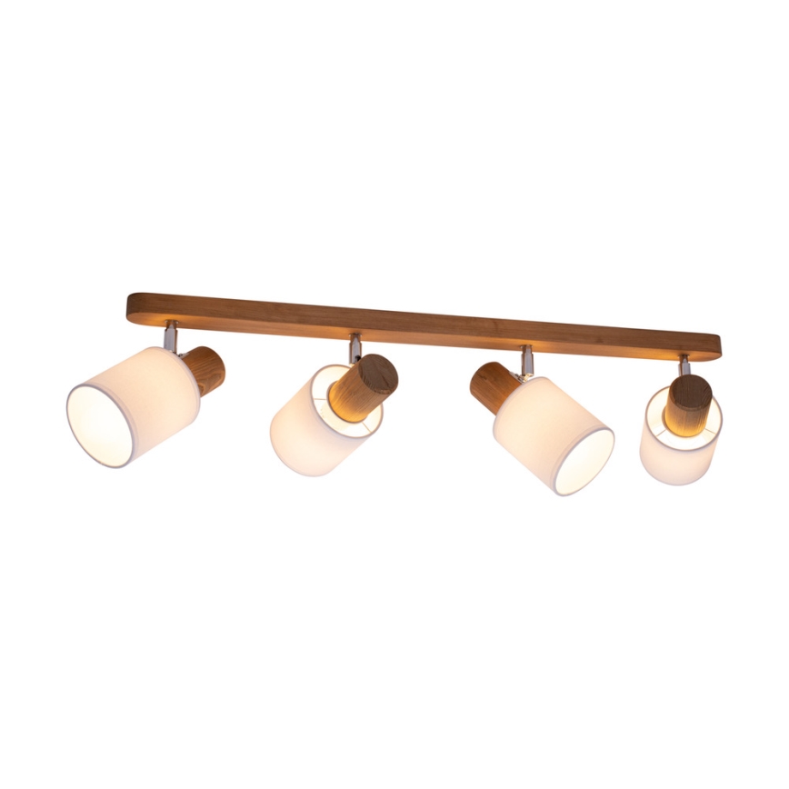 Spot de plafond TRENDY 4xE27/15W/230V pin - certifié FSC