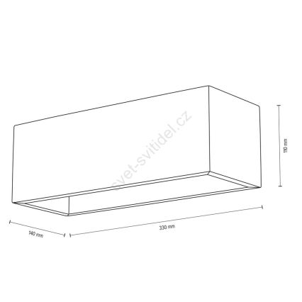 Wandlamp KENZO 2xG9/6W/230V Dennenboom - FSC-gecertificeerd