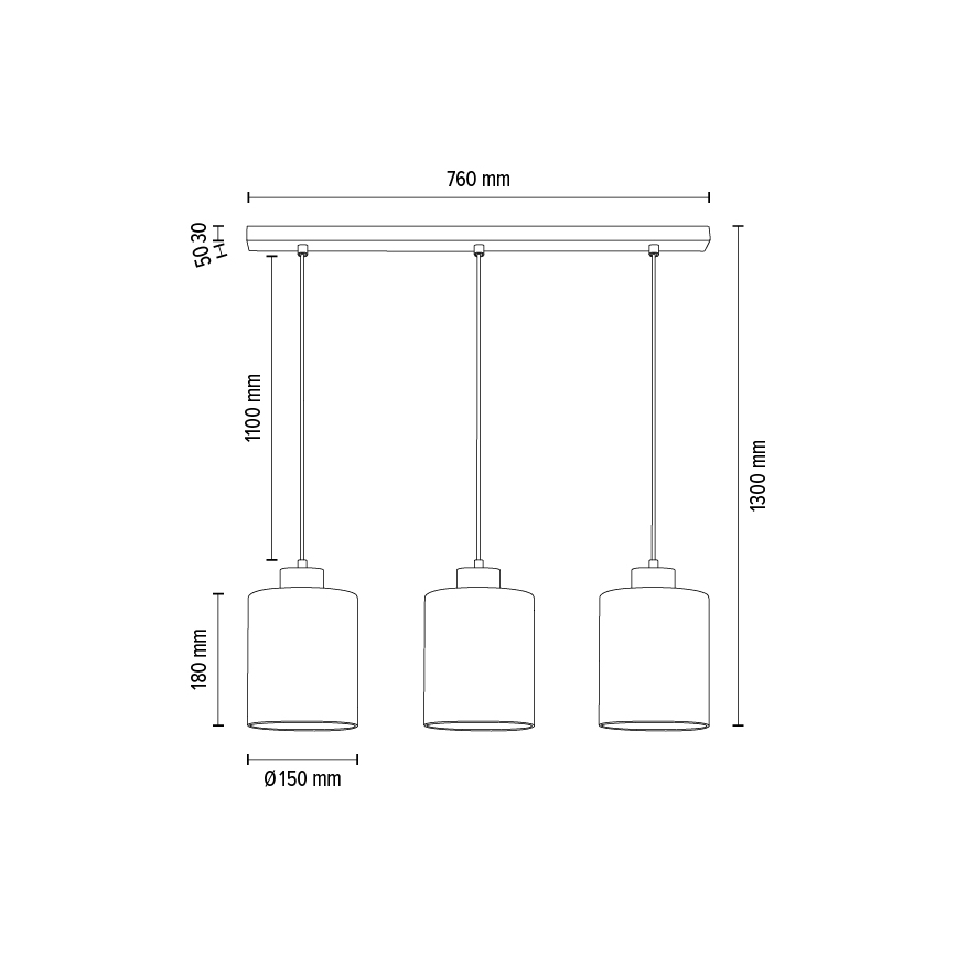 Reserve glas ZEFIR E27 wit
