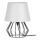 Spot-Light - Tafel Lamp MANGOO 1xE27/40W/230V grijs/zwart - FSC-gecertificeerd