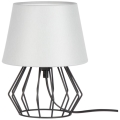 Spot-Light - Tafellamp MANGOO 1xE27/40W/230V grijs/zwart