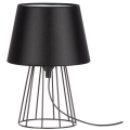 Spot-Light - Tafellamp MANGOO 1xE27/40W/230V zwart