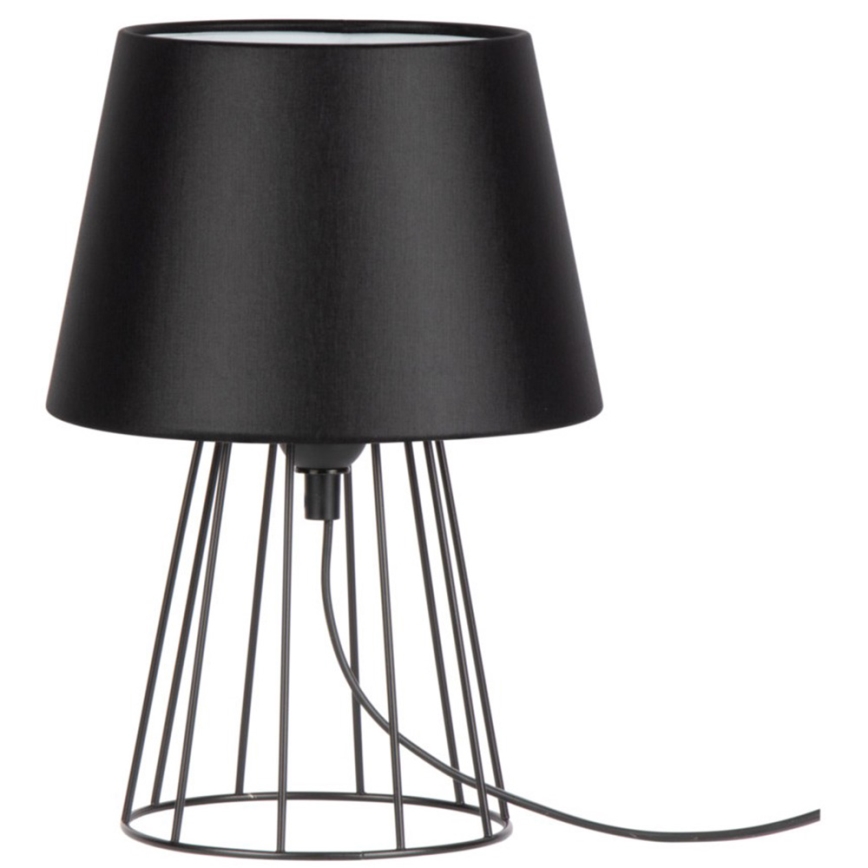 Spot-Light - Tafellamp MANGOO 1xE27/40W/230V zwart