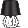 Spot-Light - Tafellamp MANGOO 1xE27/40W/230V zwart