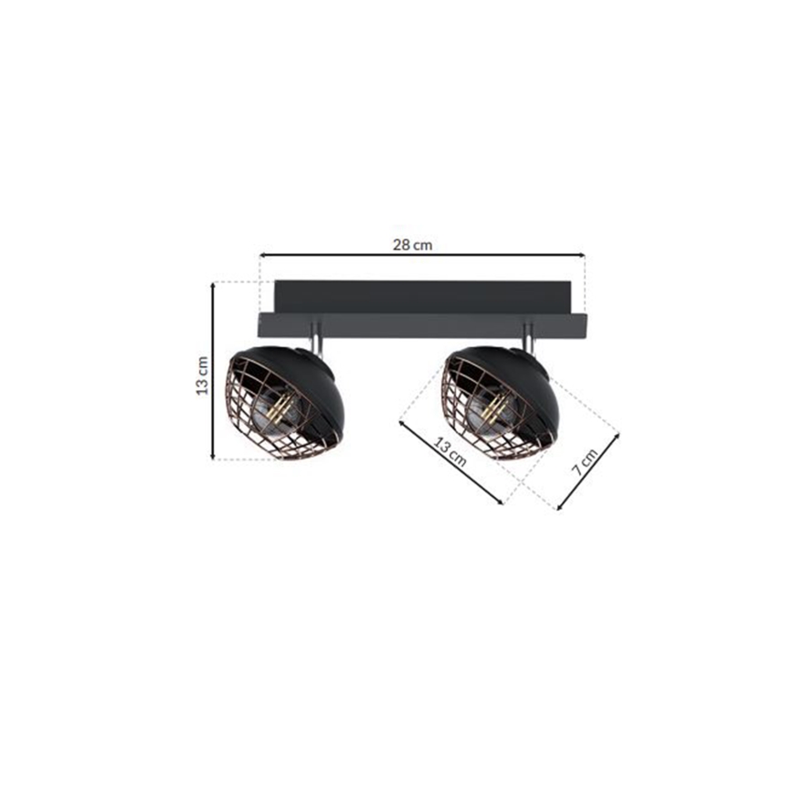 Spot LOGAN 2xE14/40W/230V