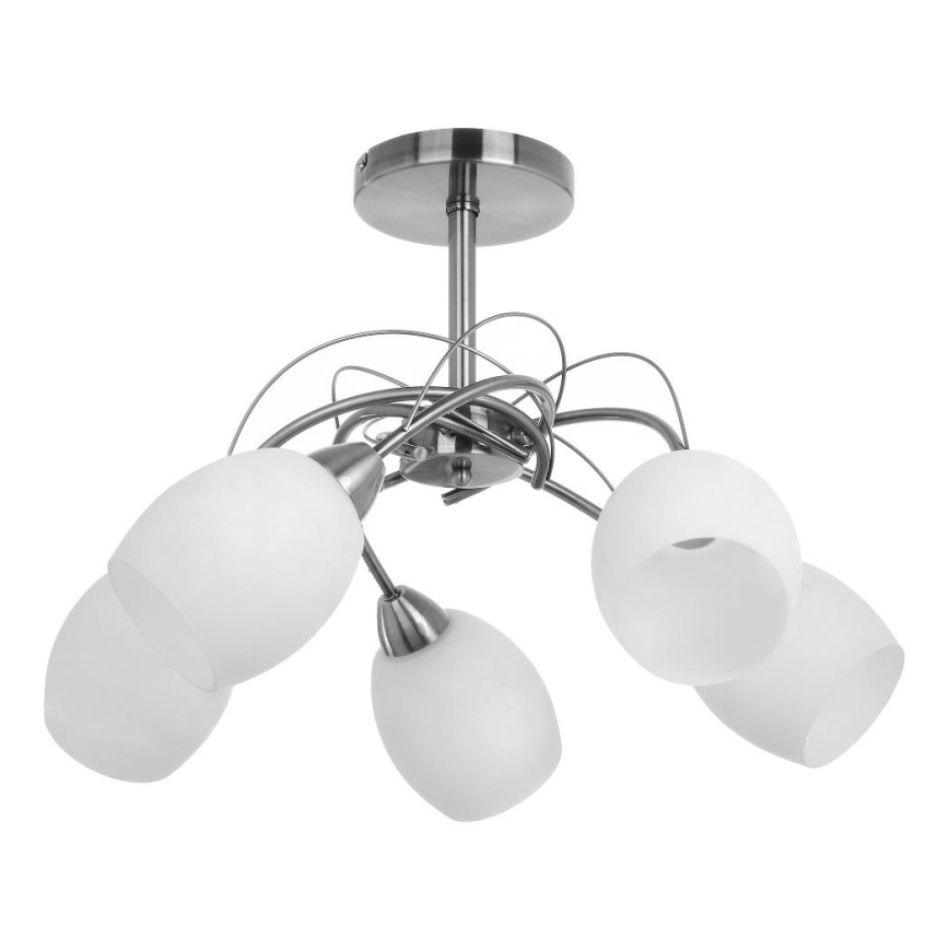 Abat-jour rechange pour suspension et applique murale PISA E27 d. 12 cm blanc