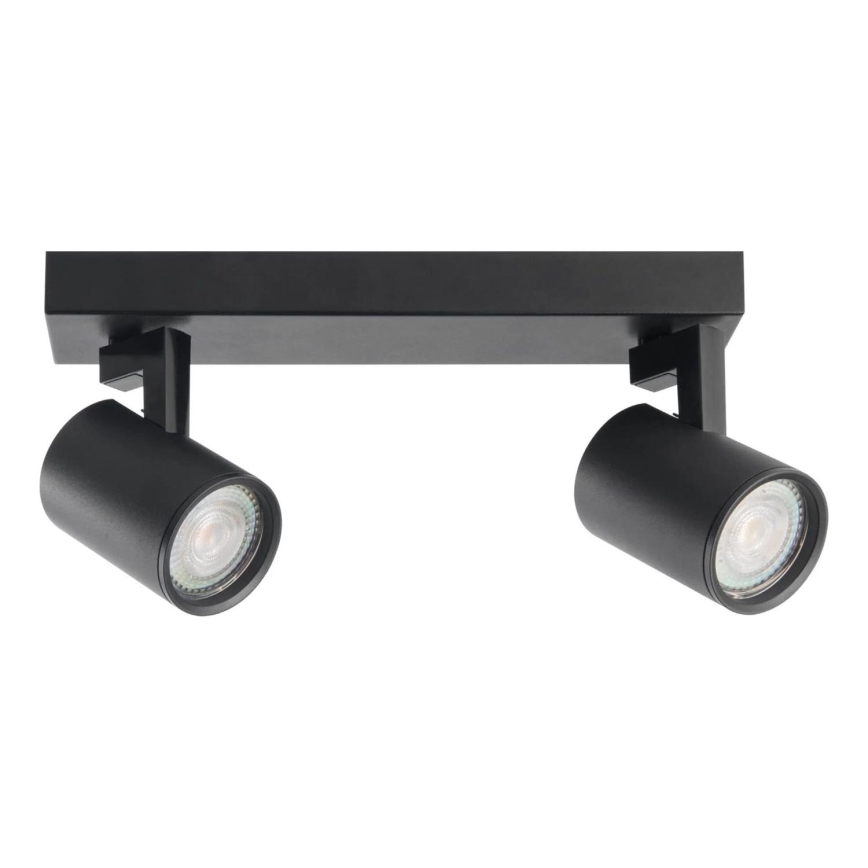 Spot LYNX 2xGU10/10W/230V zwart