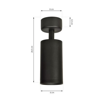 Spot MICA 1xGU10/25W/230V