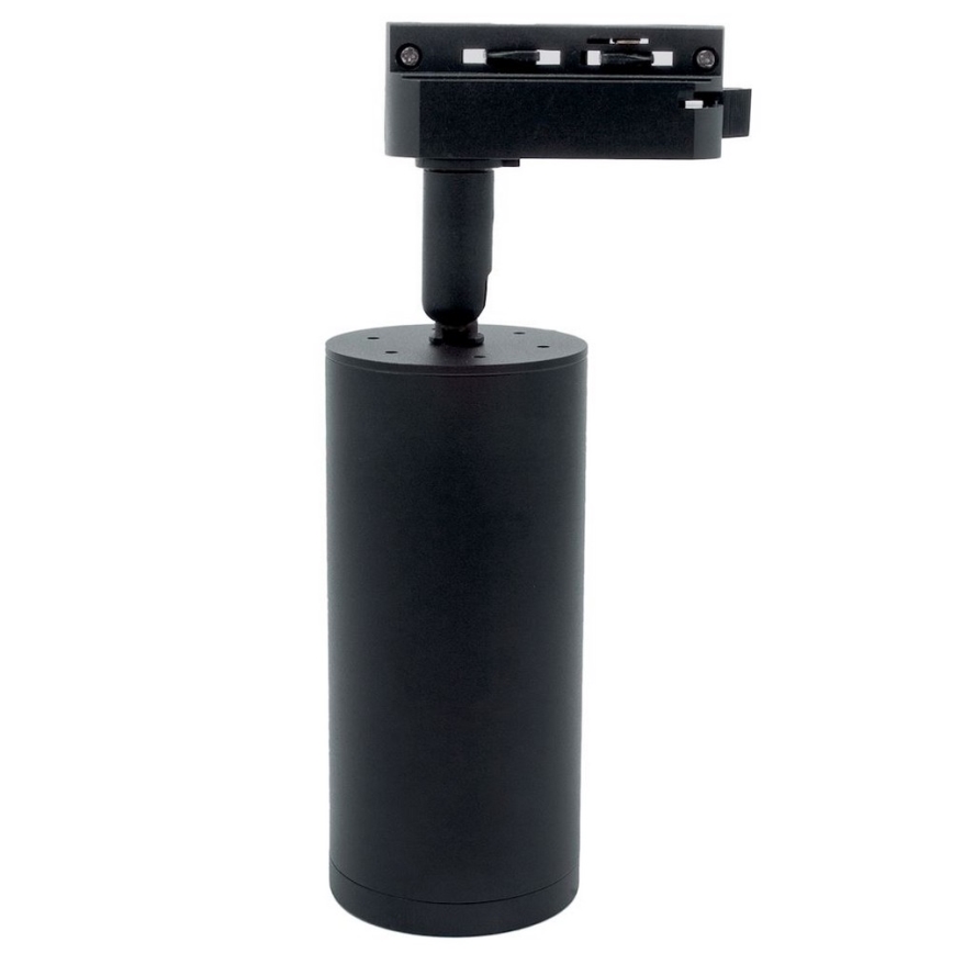 Spot MICA voor een rail systeem 1xGU10/25W/230V 1-fase zwart