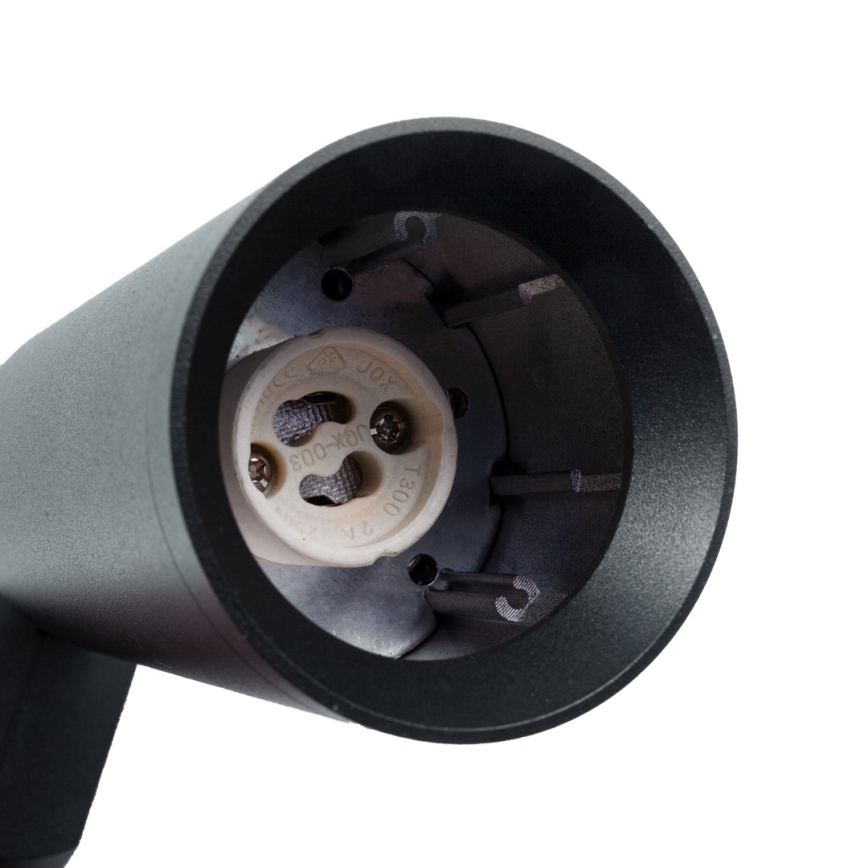 Spot MICA voor een rail systeem 1xGU10/25W/230V 1-fase zwart