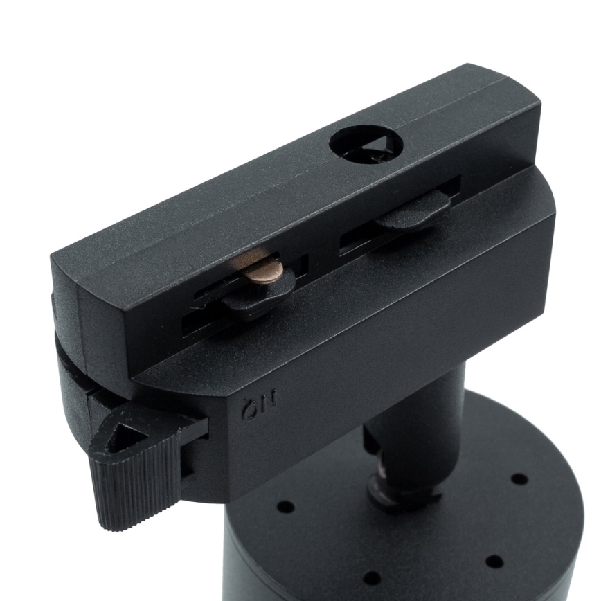Spot MICA voor een rail systeem 1xGU10/25W/230V 1-fase zwart