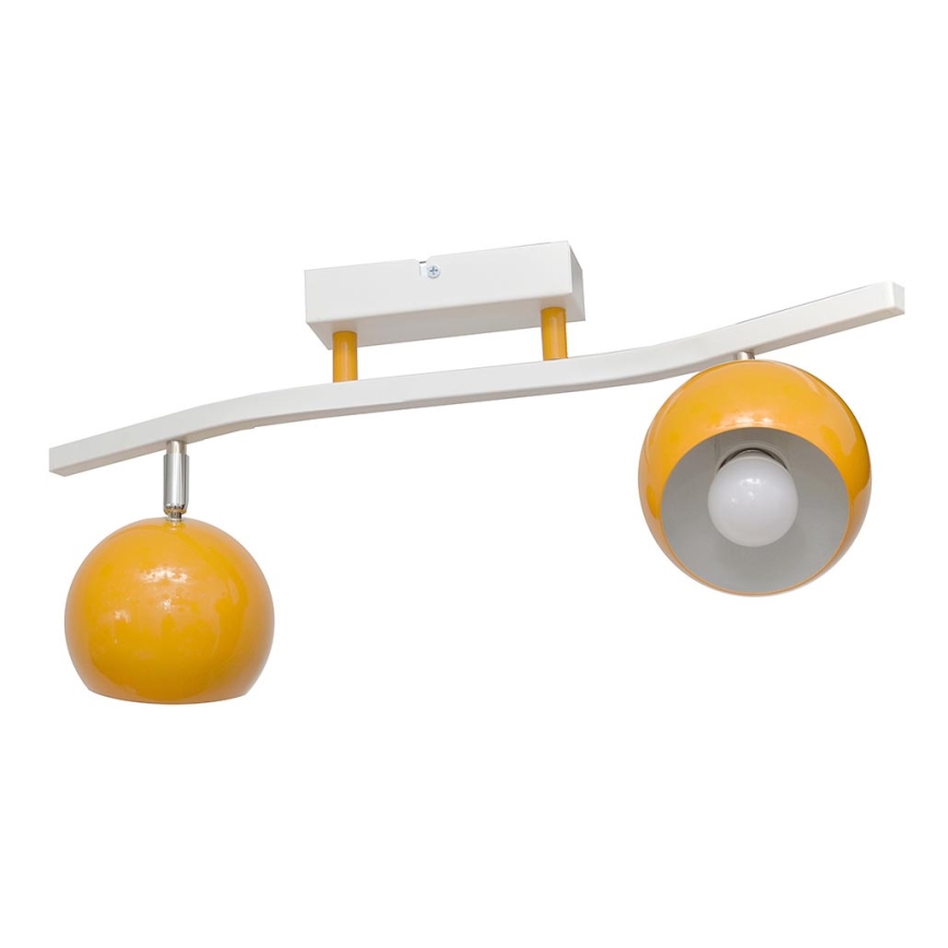 Spot MORRIS 2xE27/15W/230V oranje