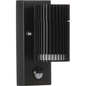 Spot mural d'extérieur orientable avec capteur de mouvement et capteur crépusculaire RADILO 1xGU10/11W/230V IP44 noir