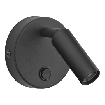 Spot mural ENZO 1xG9/8W/230V noir