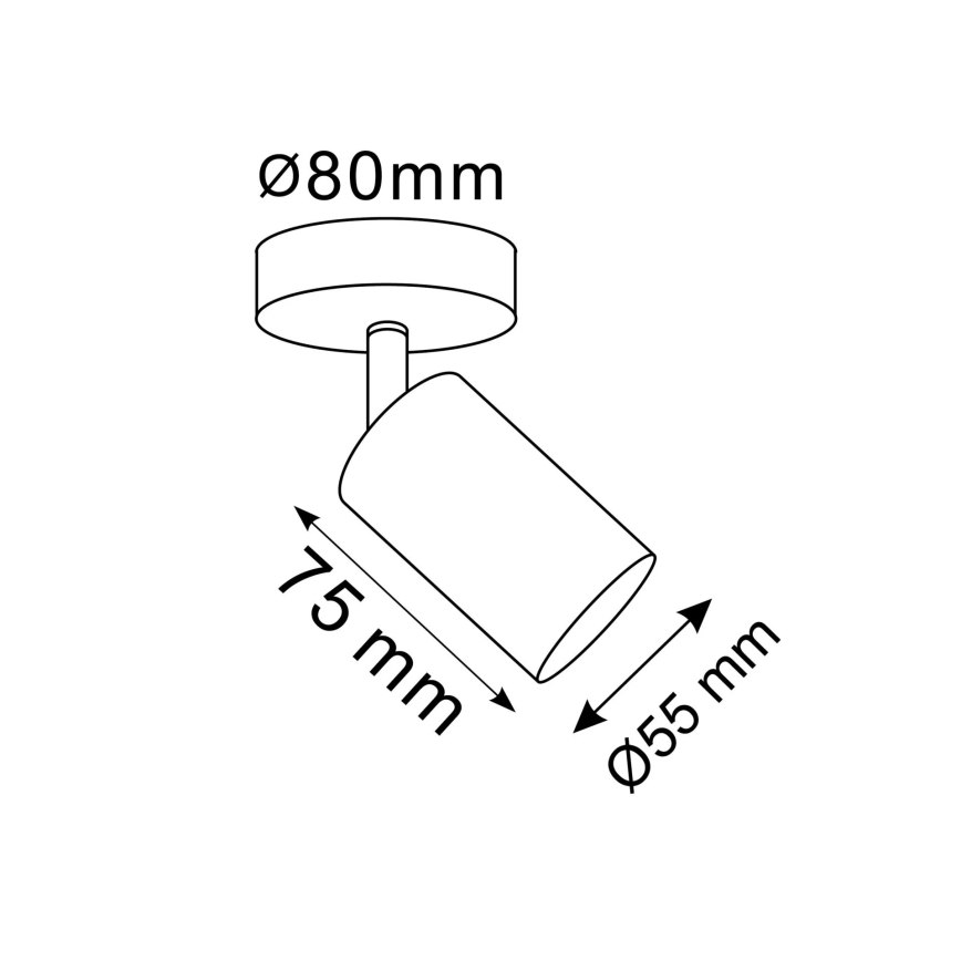 Spot mural GOLDI 1xGU10/10W/230V doré