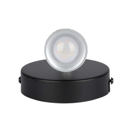 Spot mural LED/4,5W/230V 4000K noir