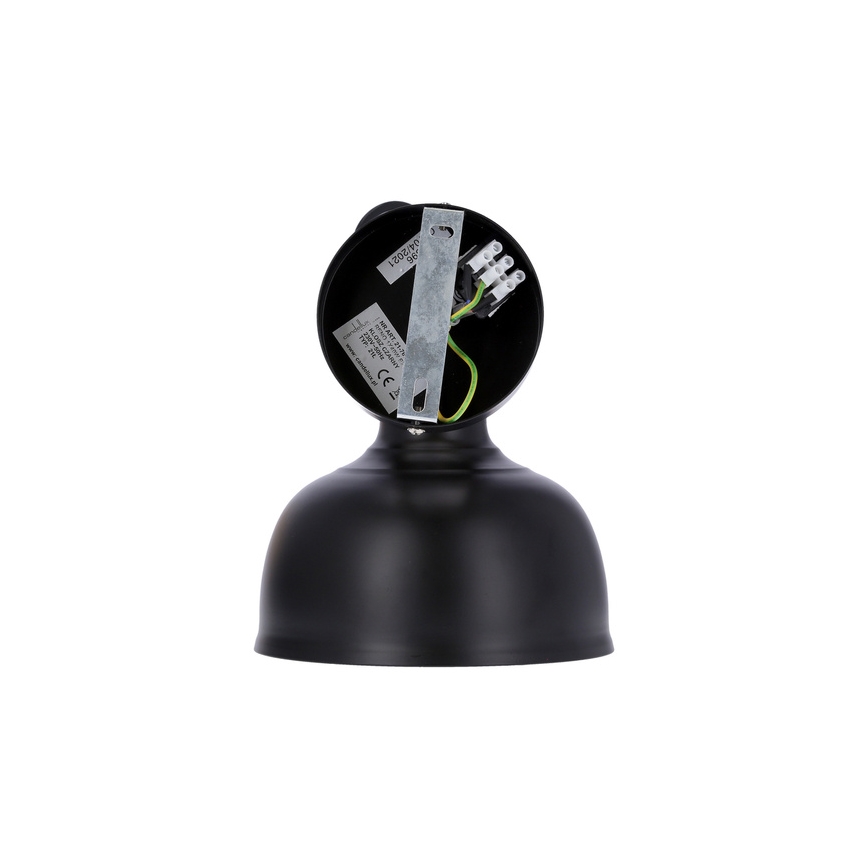 Spot mural RENO 1xE27/40W/230V noir