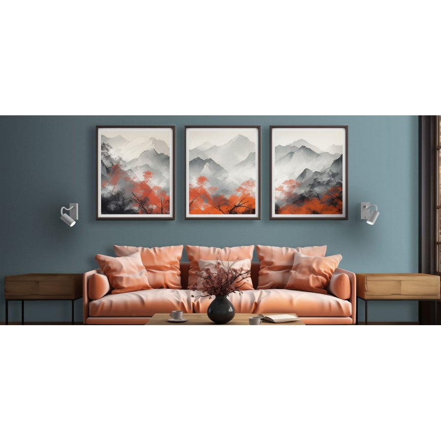 Spot mural SQUALLA VARIOSA 1xGU10/10W/230V blanc