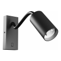 Spot mural SQUALLA VARIOSA 1xGU10/10W/230V noir