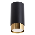 Spot NERO 1xGU10/10W/230V 12,5 cm noir/doré