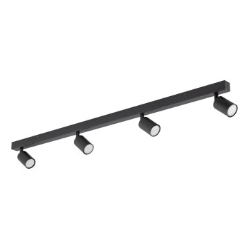 Spot NEX 4xGU10/10W/230V zwart