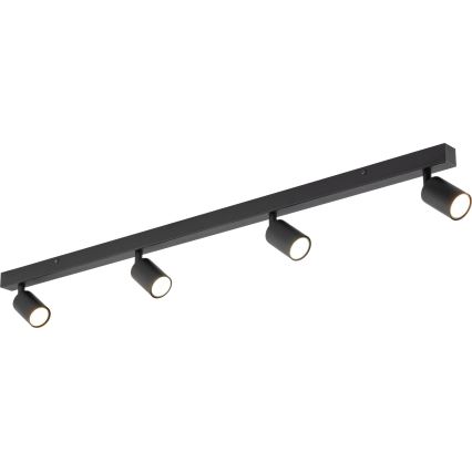 Spot NEX 4xGU10/10W/230V zwart