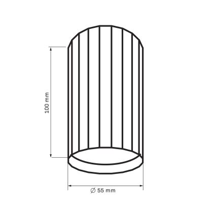 Spot NICEA 1xGU10/10W/230V wit