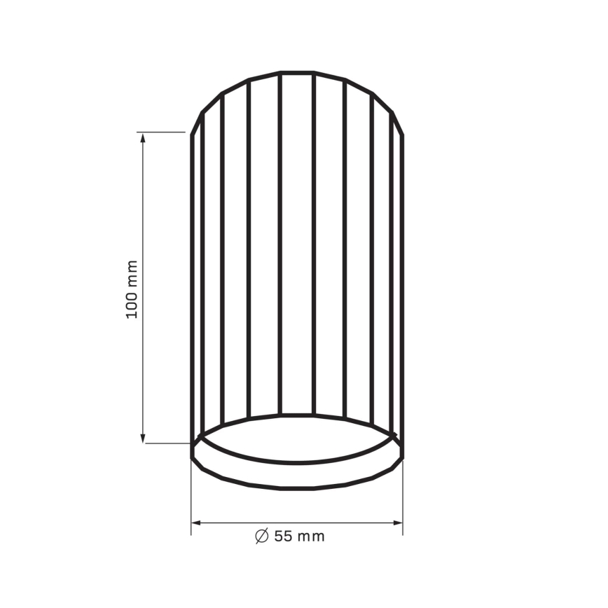 Spot NICEA 1xGU10/10W/230V wit