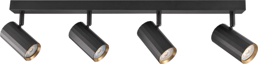 Spot NICEA 4xGU10/10W/230V noir