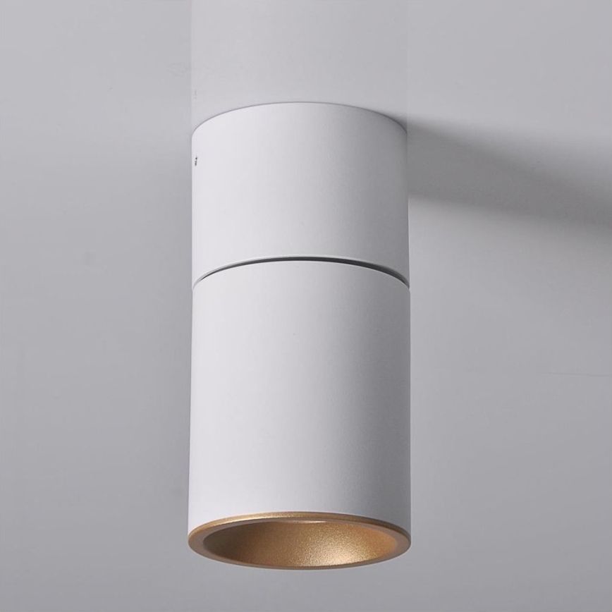 Spot NIXA 1xGU10/10W/230V wit/gouden
