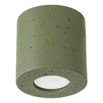 Spot ORBIS 1xGU10/10W/230V béton/vert