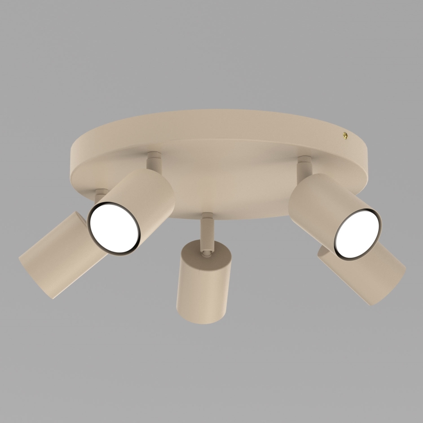Spot orientable FUN 5xGU10/8W/230V beige
