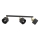 Spot orientable PARKLA 3xE27/15W/230V noir