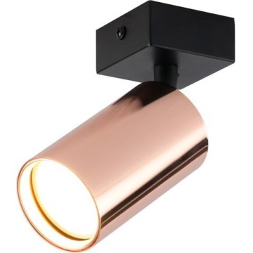 Spot orientable PUNTO 1xGU10/9W/230V, finition or rose