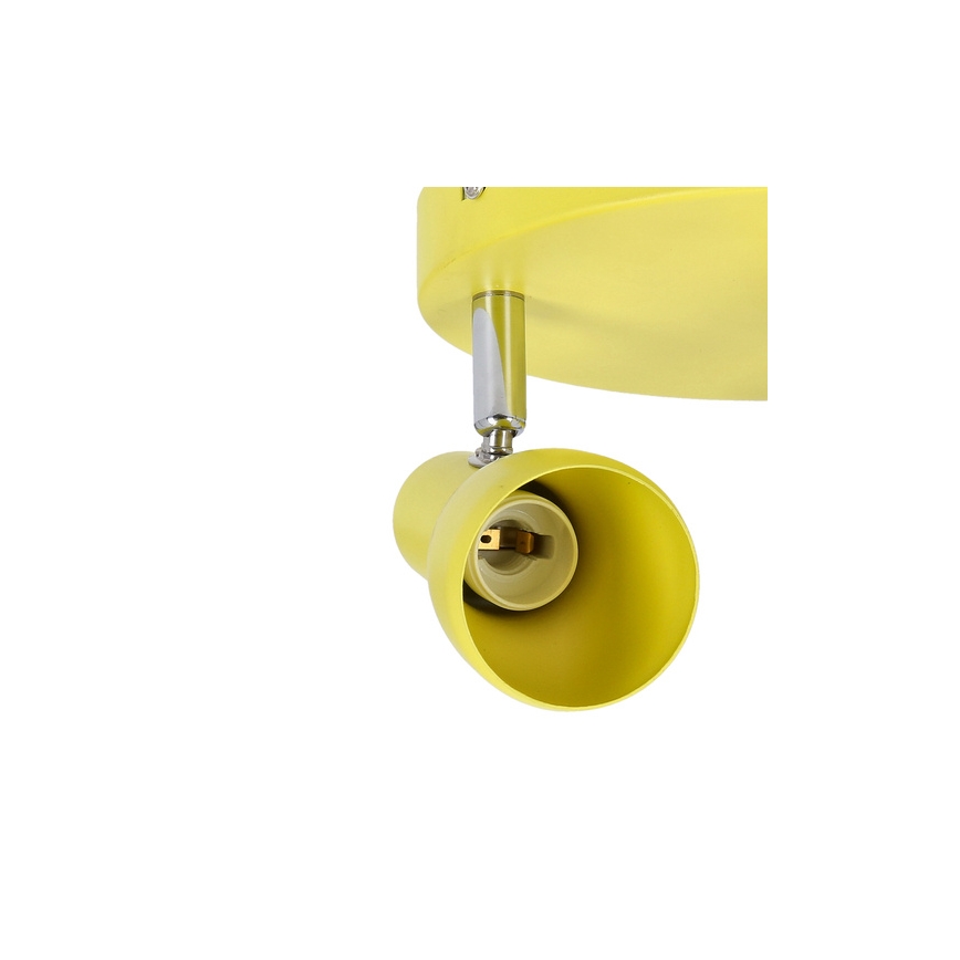 Spot  PICARDO 3xE14/40W/230V geel