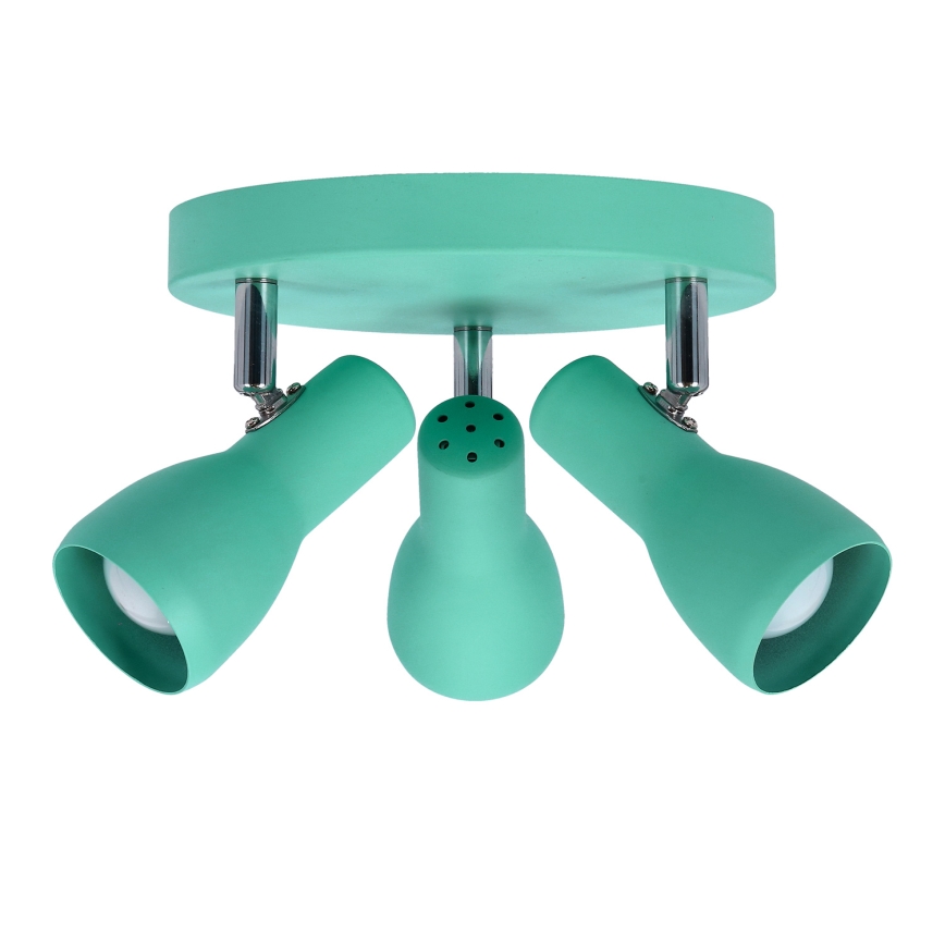 Spot  PICARDO 3xE14/40W/230V turquoise