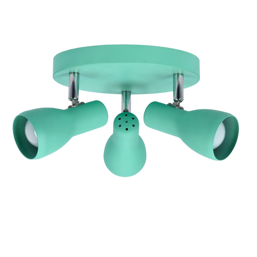 Spot  PICARDO 3xE14/40W/230V turquoise