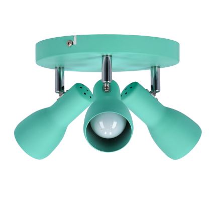 Spot  PICARDO 3xE14/40W/230V turquoise