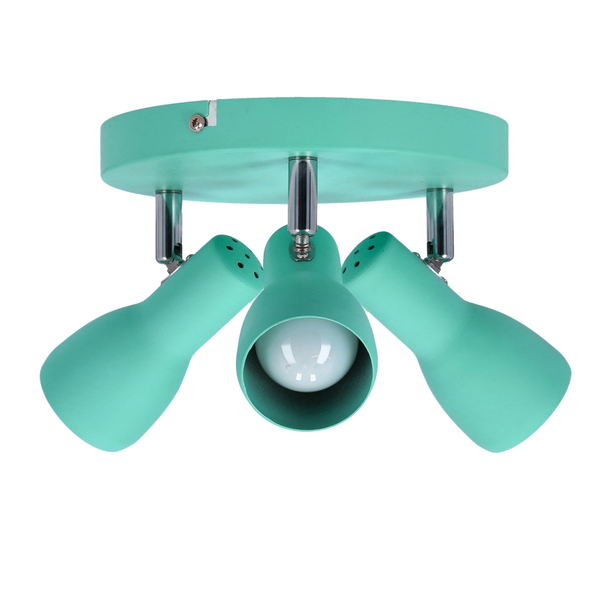 Spot  PICARDO 3xE14/40W/230V turquoise