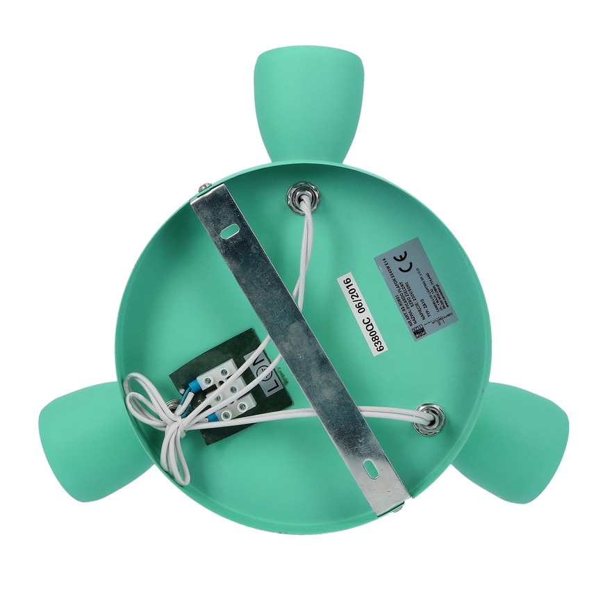 Spot  PICARDO 3xE14/40W/230V turquoise
