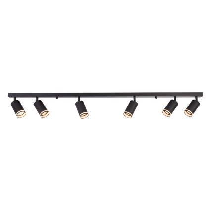 Spot PIPE 6xGU10/10W/230V noir