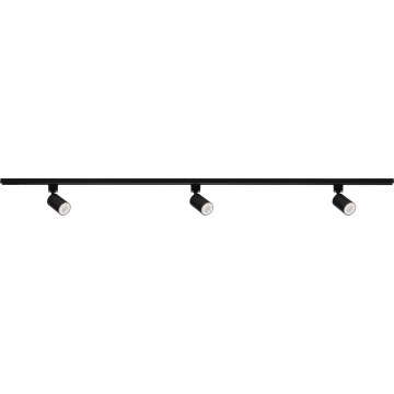 Spot pour rail ALTEAR 3xGU10/10W/230V 1,5 m noir