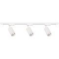 Spot pour rail PIPE 3xGU10/10W/230V blanc