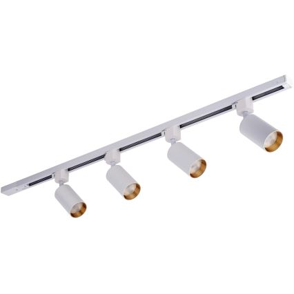 Spot pour rail TRACER 4xGU10/10W/230V 1 m blanc