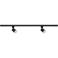 Spot pour système de rail ALTEAR 2xGU10/10W/230V 1m noir