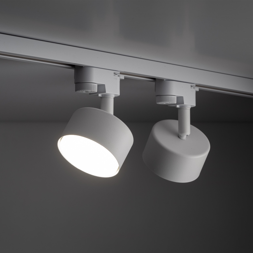 Spot pour système de rail monophasé AVIA 1xGX53/15W/230V blanc
