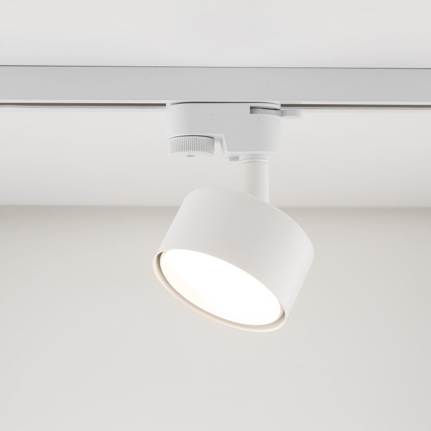 Spot pour système de rail monophasé AVIA 1xGX53/15W/230V blanc