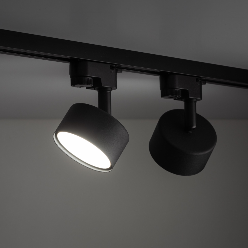 Spot pour système de rail monophasé AVIA 1xGX53/15W/230V noir