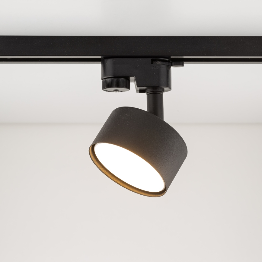 Spot pour système de rail monophasé AVIA 1xGX53/15W/230V noir