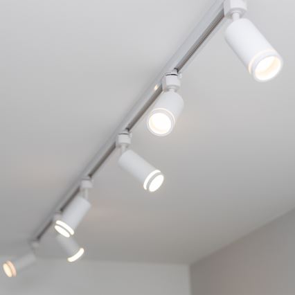 Spot pour système de rail monophasé JET RING 1xGU10/10W/230V blanc